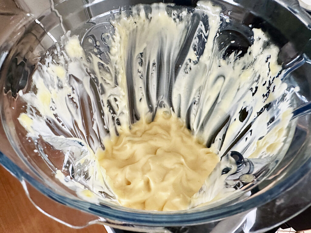 バイタミックスで作成したマヨネーズの写真